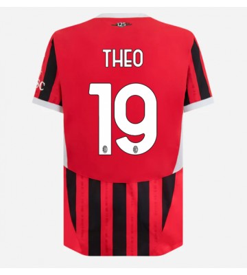 AC Milan Theo Hernandez #19 Replika Hjemmebanetrøje 2024-25 Kortærmet
